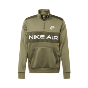 Nike Sportswear Mikina olivová / biela / kaki vyobraziť