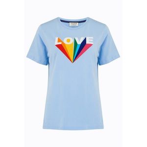 Sugarhill Brighton Tričko 'Maggie Love Rays' modrá / biela / červená / zelená vyobraziť