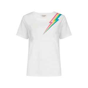 Sugarhill Brighton Tričko 'Maggie Colour Flash' biela / zmiešané farby vyobraziť