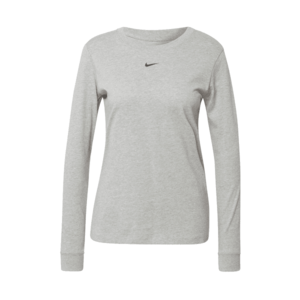 Nike Sportswear Tričko svetlosivá / čierna vyobraziť