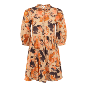 OBJECT Petite Košeľové šaty 'GALINA' piesková / oranžová / broskyňová / grafitová vyobraziť