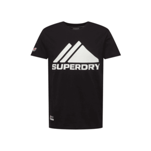 Superdry Tričko čierna / biela vyobraziť