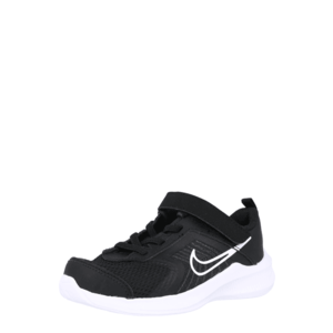 NIKE Športová obuv 'Downshifter 11' čierna / biela / čadičová vyobraziť