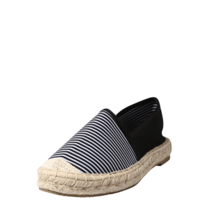 VERO MODA Espadrilky 'MIRA' čierna / biela vyobraziť