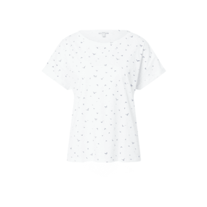 ESPRIT Tričko 'COO Perfect' biela / námornícka modrá vyobraziť