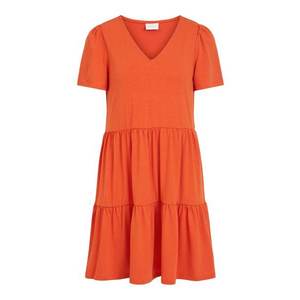 VILA Letné šaty 'Edena' oranžovo červená vyobraziť