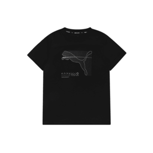 PUMA Funkčné tričko 'Poly' čierna / sivá / biela vyobraziť