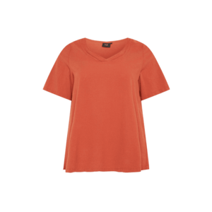 Zizzi Tričko 'JEASY' oranžovo červená vyobraziť