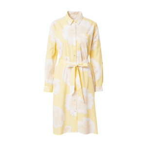 LIEBLINGSSTÜCK Košeľové šaty 'Rafaela' žltá / biela / ružová vyobraziť