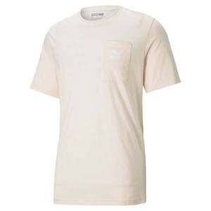 PUMA Funkčné tričko biela / ružová vyobraziť