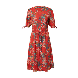 FREEMAN T. PORTER Košeľové šaty 'Rease Blooming' červená / tyrkysová / biela / žltá vyobraziť