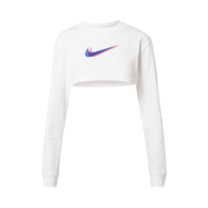 Nike Sportswear Mikina biela / modrá / ružová vyobraziť
