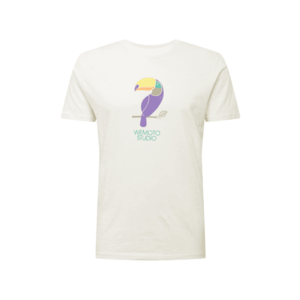 Wemoto T-Shirt 'TOUCAN' prírodná biela / zmiešané farby vyobraziť