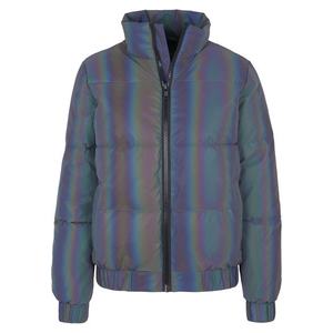 Urban Classics Prechodná bunda 'Iridescent Reflectiv Puffer Jacket ' strieborná vyobraziť