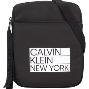 Calvin Klein Taška cez rameno čierna / biela vyobraziť