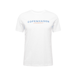 Lindbergh Tričko 'Copenhagen' biela / nebesky modrá / oranžová vyobraziť