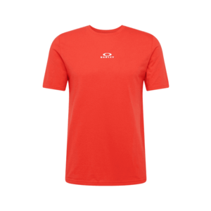 OAKLEY Funkčné tričko 'BARK' oranžovo červená / biela vyobraziť