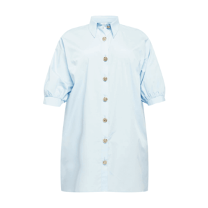 River Island Plus Košeľové šaty 'VALERIE' azúrová vyobraziť