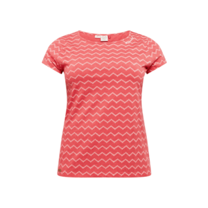 Ragwear Plus Tričko 'MINT CHEVRON' pastelovo červená / biela vyobraziť
