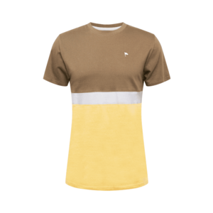 Wemoto Tričko 'CHESTER' olivová / zlatá žltá / sivá / biela vyobraziť