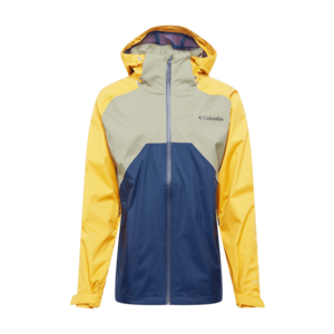 COLUMBIA Outdoorová bunda 'Rain Scape' šafránová / námornícka modrá / svetložltá vyobraziť