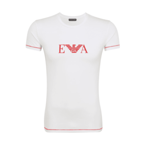 Emporio Armani Tričko biela / svetločervená vyobraziť