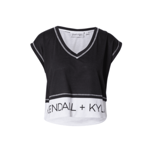 KENDALL + KYLIE Tričko biela / čierna vyobraziť