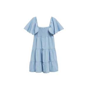 MANGO Letné šaty ' DULIPA' modrá denim vyobraziť