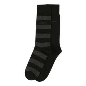 BOSS Casual Ponožky čierna / sivá melírovaná vyobraziť