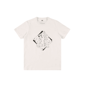 Mister Tee Shirt '101 Dalmatiner Couple' biela / čierna / žltá / koralová vyobraziť