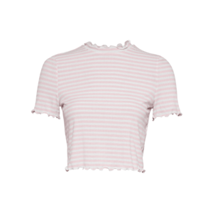 VERO MODA Tričko 'ARIA' ružová / biela vyobraziť