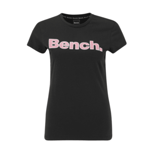 BENCH Tričko čierna / ružová vyobraziť
