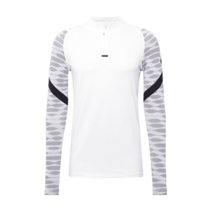 NIKE Funkčné tričko 'Strike' biela / sivá / čierna vyobraziť