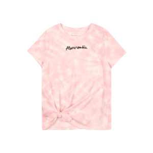 Abercrombie & Fitch Tričko biela / ružová vyobraziť
