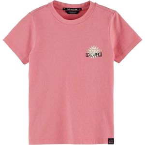 SCOTCH & SODA Tričko rosé / svetložltá / čierna vyobraziť