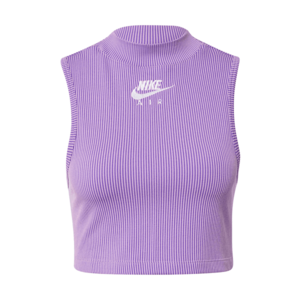 Nike Sportswear Top fialová / biela vyobraziť