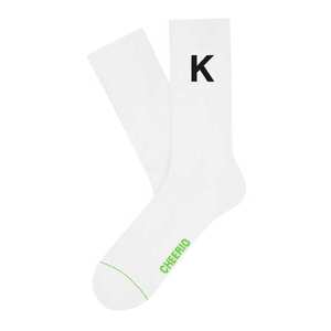 CHEERIO* Ponožky 'Alphabest K' biela vyobraziť