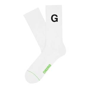 CHEERIO* Ponožky 'Alphabest G' biela vyobraziť