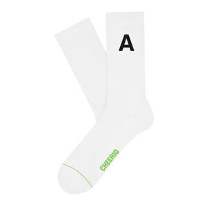 CHEERIO* Ponožky 'Alphabest A' biela vyobraziť
