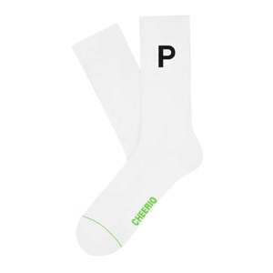 CHEERIO* Ponožky 'Alphabest P' biela vyobraziť