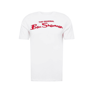 Ben Sherman Tričko 'SIGNATURE' biela / červená vyobraziť
