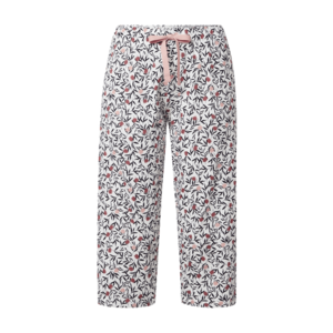 CALIDA Pyžamové nohavice 'Favourites Dreams' biela / čierna / púdrová / červeno-fialová vyobraziť