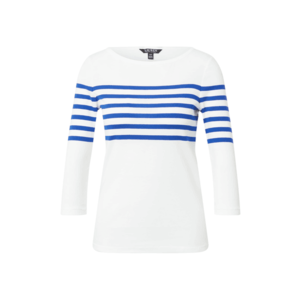 Lauren Ralph Lauren Tričko 'HALIAN' biela / modrá vyobraziť