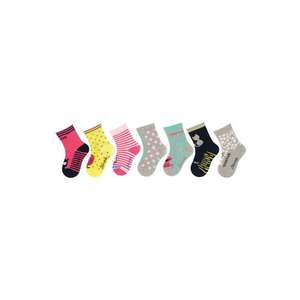 STERNTALER Ponožky sivá melírovaná / tmavomodrá / ružová / tyrkysová vyobraziť