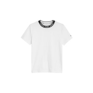 Calvin Klein Jeans Tričko biela / čierna vyobraziť