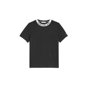 Calvin Klein Jeans Tričko čierna / biela vyobraziť