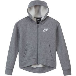 Nike Sportswear Flisová bunda sivá melírovaná vyobraziť