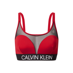 Calvin Klein Swimwear Bikinový top čierna / červená vyobraziť