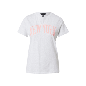 NEW LOOK Tričko 'NEW YORK' svetlosivá / pastelovo ružová vyobraziť
