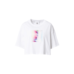 Calvin Klein Jeans Tričko 'PRIDE' biela / ružová / modrá vyobraziť